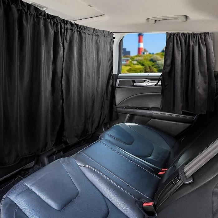 Rideaux De Séparation De Cabine pour Ford Transit H2 Protection Solaire Beige
