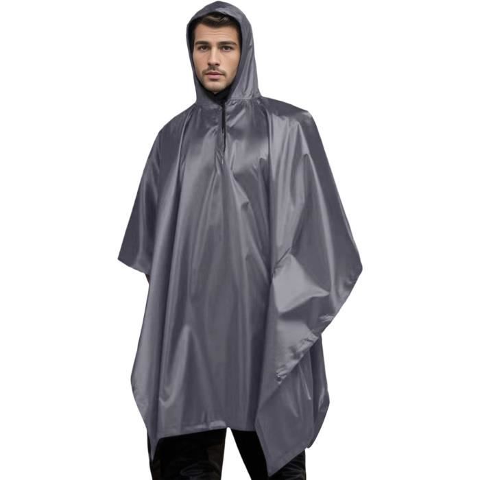 Manteau De Pluie Long Pour Homme Twistedsoul - Noir, Taille M, Neuve Avec étiquettes