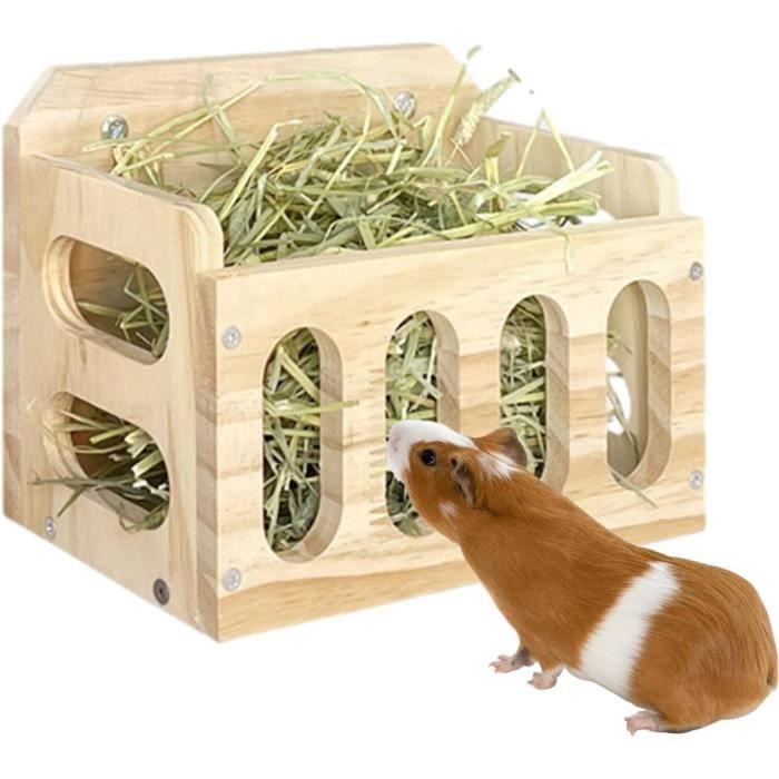 Râtelier À Foin Lapin Râtelier À Foin en Bois pour Cochons d