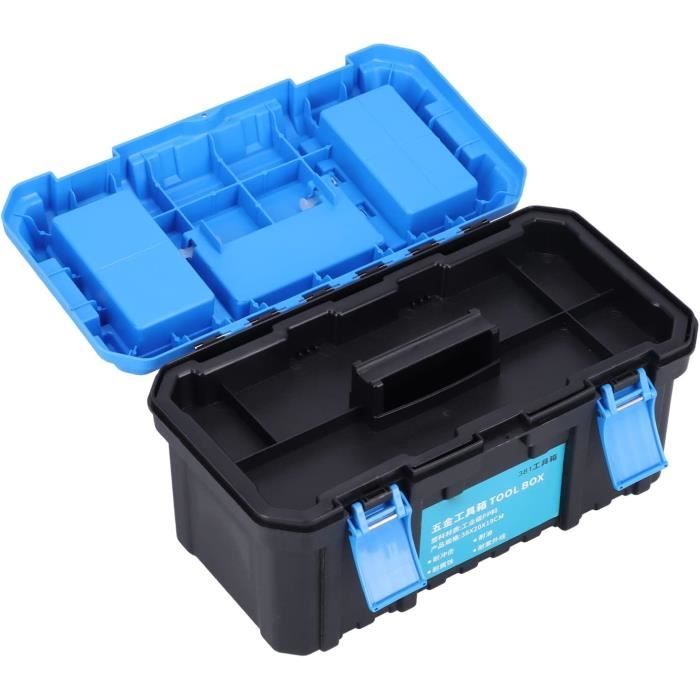ZAANU Boîte à Outils Portable en Plastique Valise électricien pièces Mallette de Rangement pour électricien Voiture appareils réparation avec