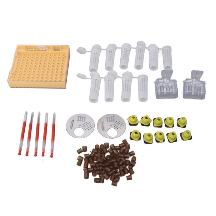 6 Cages à Reine Pour Apiculture - Boîte De Marquage Réutilisable En Plastique ABS - Diamètre 4,7 Cm - 2