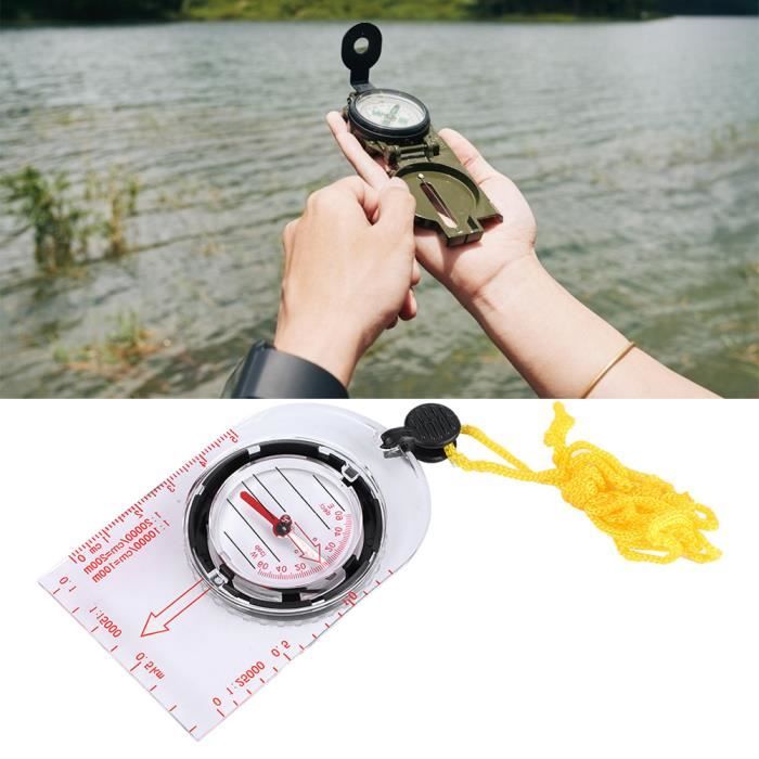 Boussole, boussole de randonnée vintage, boussole de poche portable