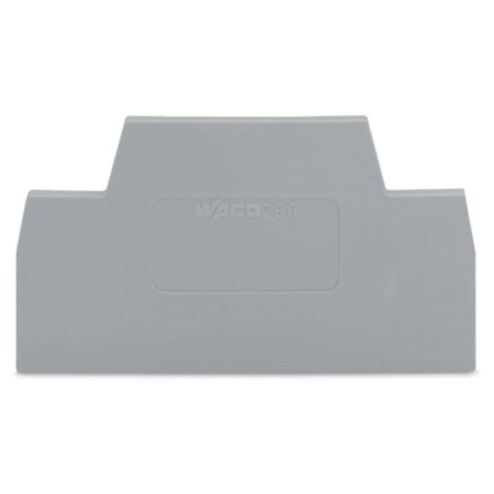 Plaque Intermédiaire Wago 2002-1291 - Gris - 0,8 Mm - Verrouillable - Classe V0