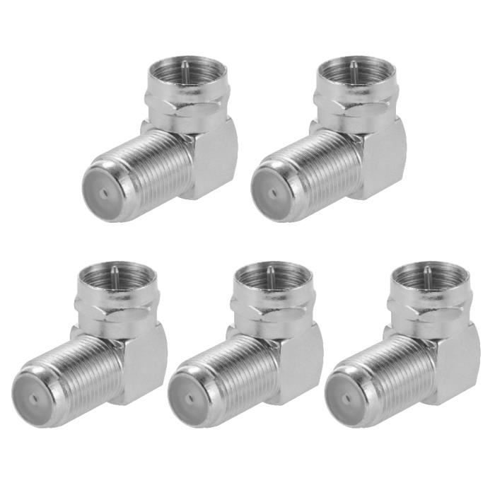 Adaptateur D Angle Droit Rf Sur Prise Pour Cable D Antenne Coaxial Tv Ac1697 Coupleur D Antenne Avis Et Prix Pas Cher Cdiscount