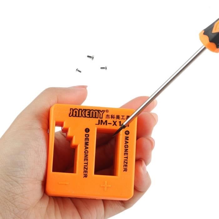Tournevis Magnétique Et Démagnétiseur 10 Pièces - Magnétisation Rapide Coque ABS