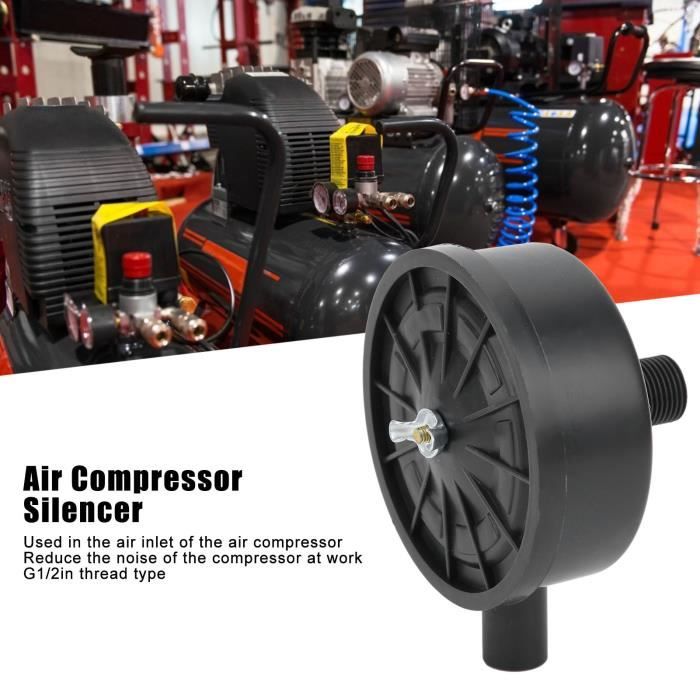 Filtre Admission Silencieux Compresseur Air - 3/8" 16 Mm - Réduction Bruit Ventilateurs, Compresseurs - 8