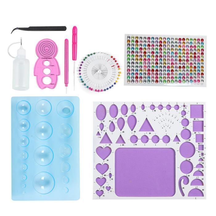 Ensemble De Quilling En Papier Simple Et Pratique Kit De Démarrage