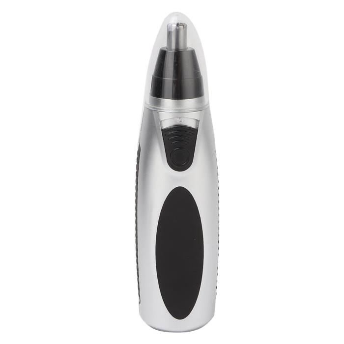maskred Tondeuse Électrique pour Poils de Nez, Recharge USB, Tondeuse à Main Anti-Poussière avec Brosse de Nettoyage, Noir 2Ensemble
