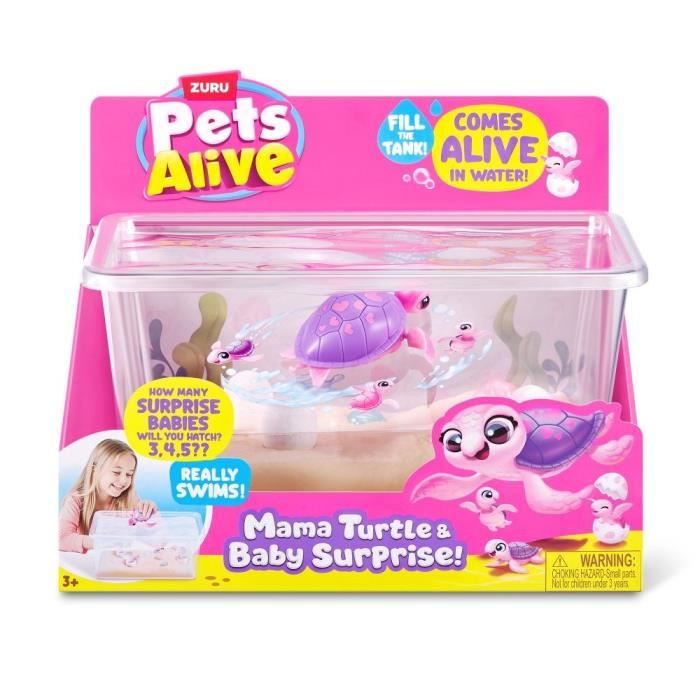 Jeu électronique Zuru France Pets Alive Mama Turtle & Baby Surprise