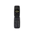 Téléphone mobile Doro Primo 401 Rouge - GSM - Clapet (escamotable) - 2" - Batterie 800mAh - SMS, MMS-1
