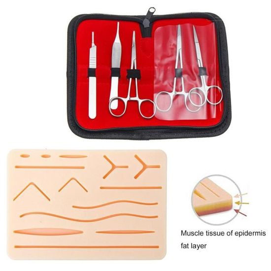 Kit de pratique de suture Coussin d'entraînement par injection