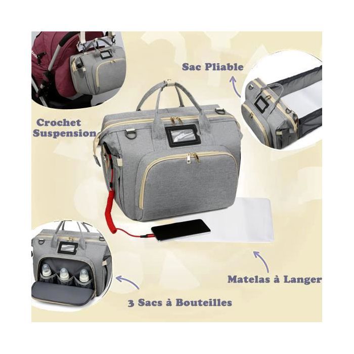 Grand sac a langer pas cher clearance