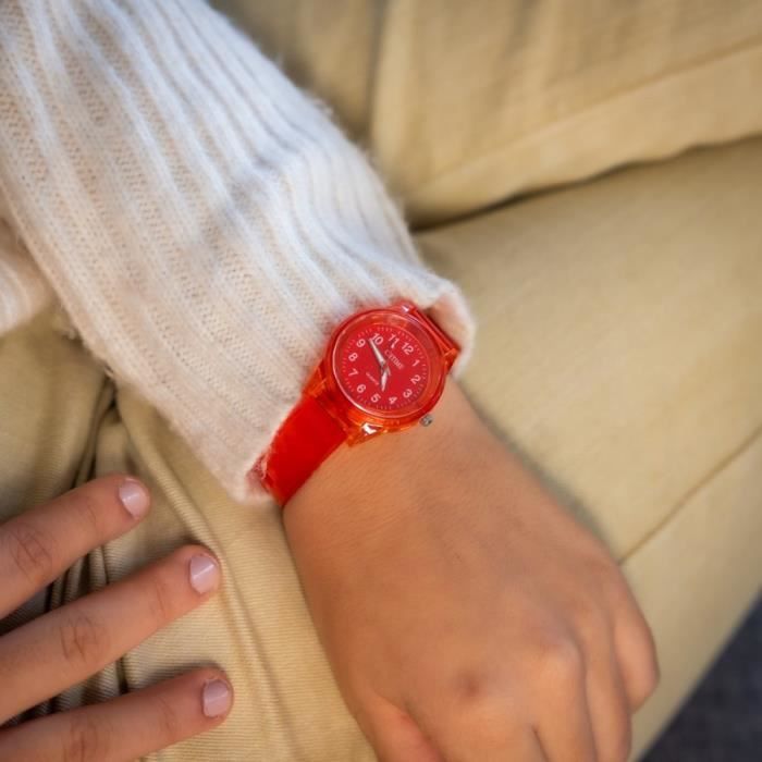 Montre femme bracelet plastique deals