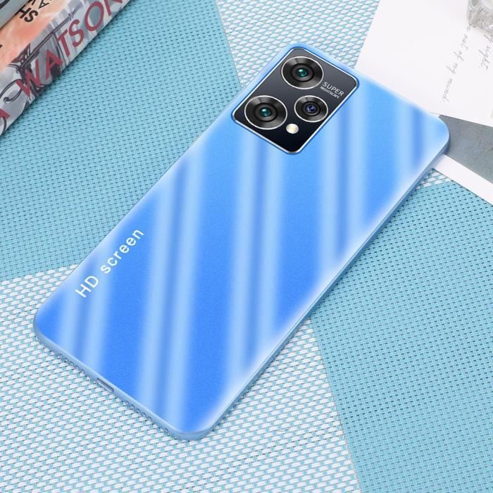 Bleu Clair 6 1 Pouces 32 Go ROM Smartphone 720 X 1560 Smartphone En Verre Haute Cdiscount Telephonie