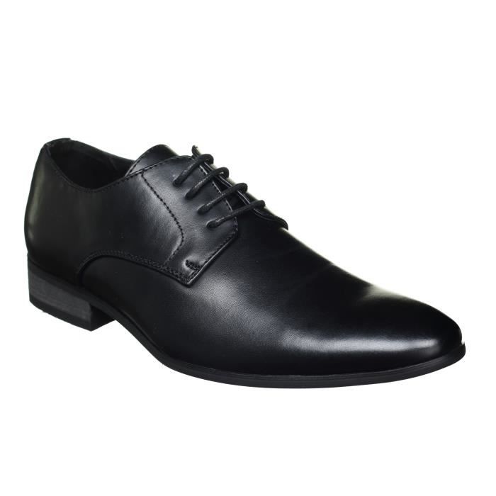 Derbies Homme Galax Gh3151 Noir Fermeture Lacets Bout