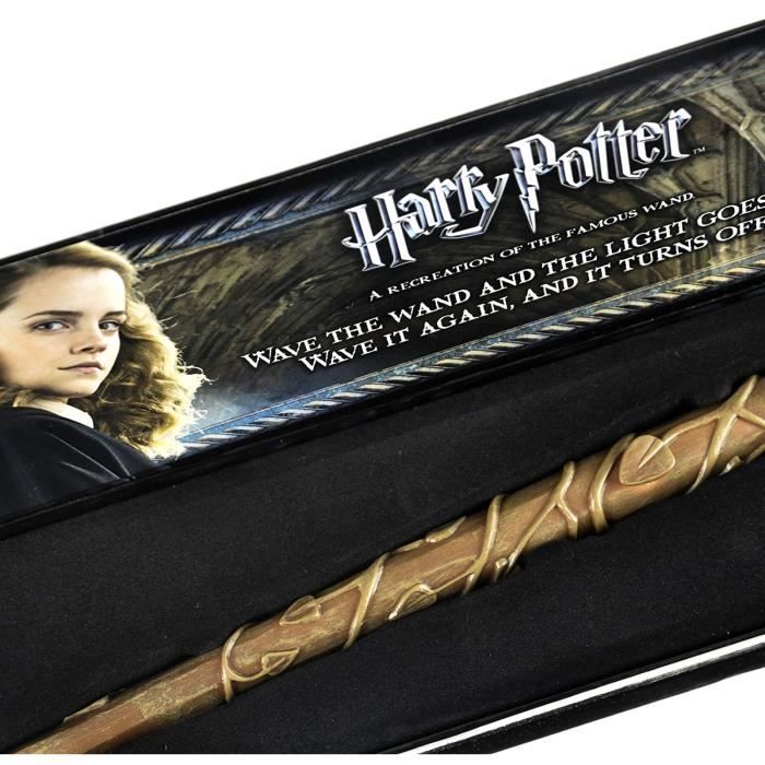 Harry Potter - Baguette lumineuse de Hermione Granger - Figurine, baguette harry Harry Potter - Baguette lumineuse de Hermione Granger - Figurine, baguette harry