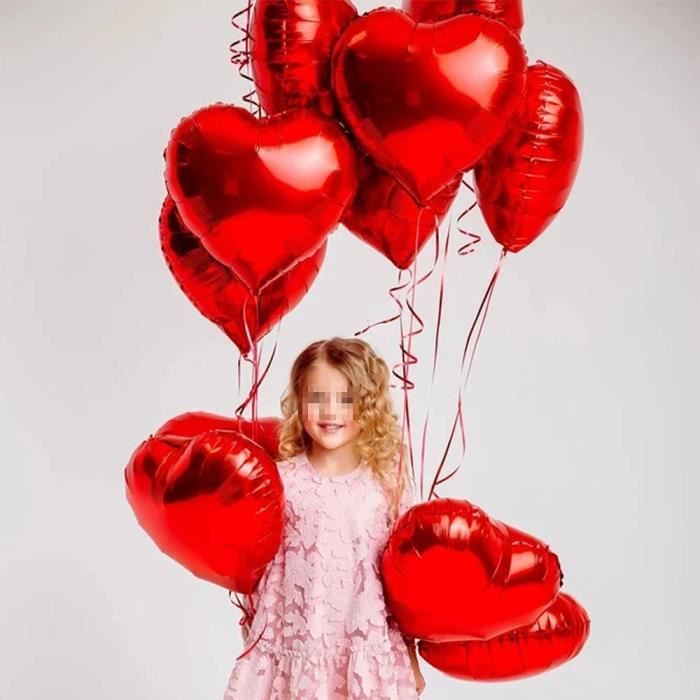 Ballon En Forme De Coeur Rouge Avec Le Chemin Photo stock - Image du  heureux, objet: 29250190