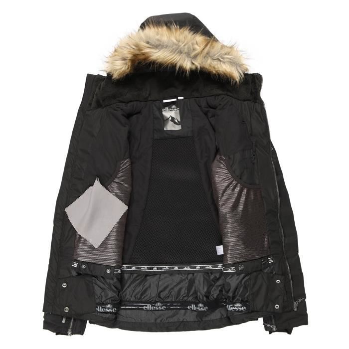 ELLESSE Doudoune veste ski Cortina Dou Parka Femme Noir Cdiscount Pret a Porter