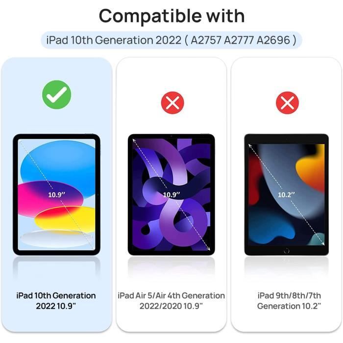 Housse iPad Pro 11 (2018/2020/2021) / iPad Air 4 (2020) / iPad Air 5  (2022) - Polyuréthane thermoplastique (TPU) - Vert