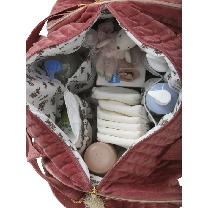 Sac a langer deals vertbaudet rose