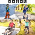 Kit de Protection Roller Enfant Leytn® Kit de Protège-genoux enfants Coudière Genouillère Poignets pour enfants de 3 à 12 ans-3