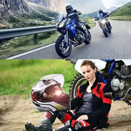 Casques Integral Flip-Up Modulable Moto - avec Anti-Buée