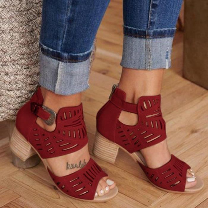 Sandale talon online taille 35