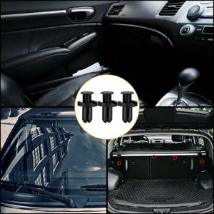 10 Clips De Garniture Noirs Pour Citroën Berlingo, C5, Saxo, Xantia - Fixations Robustes Type Origine