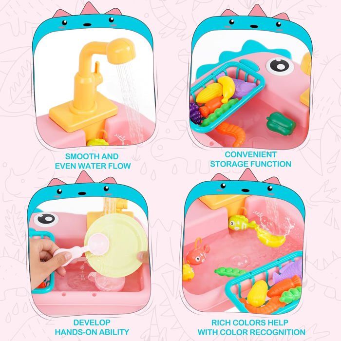 Tapis De Jeu En Mousse Pour Bébé – Étanche, Antidérapant, Réversible, Pliable, Pour Temps Sur Le Ventre Et Ramper - 3