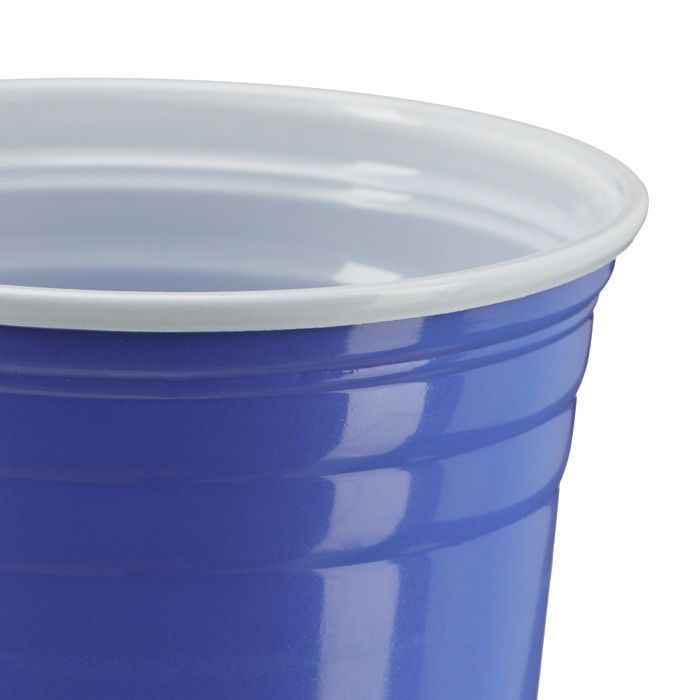 Relaxdays – Set Beer Pong Complet – 50 Gobelets 16 Oz (rouge/bleu) – 6 Balles Ping-pong – Jeu à Boire – Fête