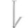 Pied de table chrome