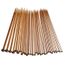36Pcs//lot 18 Tailles carbonisé bambou Aiguilles à tricoter Set unique pointu lisses