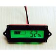 Vert BE-TOOL Voltm/ètre avec /écran LCD 48 V Voltm/ètre Indicateur de tension de batterie au plomb-acide Voltm/ètre Moniteur D/étecteur pour Voiture V/éhicule
