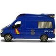 Dickie – Police Nationale – camionnette avec lumière et Son 34 cm futgón, Couleur Bleu (1156010) 2829-0