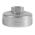 VINGVO outil pour démontage de douille Outil de dissolvant de prise de voiture de clé de filtre à huile de bouchon de 65mm 14-0