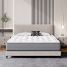 Matelas à mémoire de Forme et Ressorts TEENO Matelas,Respirant,Confort Ultra Moelleux,Soutien à Haut Rebond,90 x 190 cm