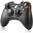 GOBRO Manette filaire Xbox 360, GamePad Controller, Manette du Contrôleur de Jeu Filaire avec Double Vibration Pour PC Xbox 360 Windows
