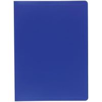 EXACOMPTA Porte-vues A4 Polypropylène souple Pochettes grainées opaque 80 vues Bleu