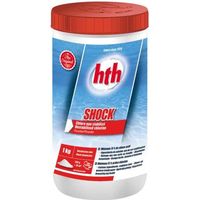 Chlore choc poudre sans stabilisant Shock 1 kg - HTH