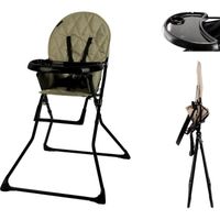 Chaise haute pour bébé X Adventure Joy ultra compacte et légère - plateau ajustable Vert