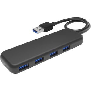 HUB Hub USB 3.0 4 ports (forme compacte, raccordement 