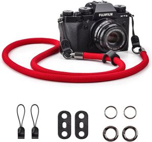 Sangle Appareil Photo Réglable - Bandoulière Et Dragonne - Nylon Résistant - Pour Reflex Canon Nikon