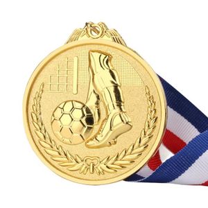 STOBOK 3pcs Vainqueur des Médailles avec Collier De Ruban Or Argent Bronze  Médailles De Style Olympique pour Les Académiques De Sport ou Toute