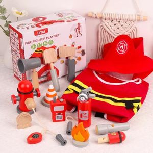 DOCTEUR - VÉTÉRINAIRE Sac de jouets de pompier - Jouet de simulation en 