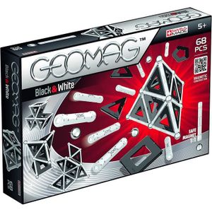 ASSEMBLAGE CONSTRUCTION Jeux de construction Geomag - Black & White 68, 012 - Blanc et Noir 51743