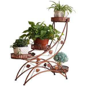 D/écor pour Int/érieur Ext/érieur Jardin Maison Balcon AOIO 4 Pi/èces Supports de Pot Porte-Pots de Fleur en Fer Forg/é Support pour Plante en M/étal R/ésistant /à la Rouille Noir