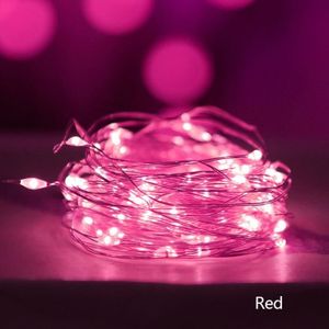 GUIRLANDE LUMINEUSE INT 3m-30 LED Rouge Guirlande lumineuse à 10-20-30 Led