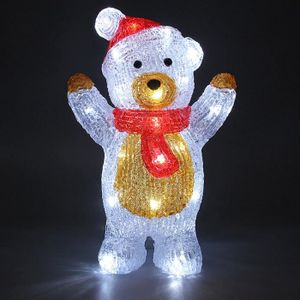 Bouli bonhomme de neige en polyéthylène décoration noël lumineux