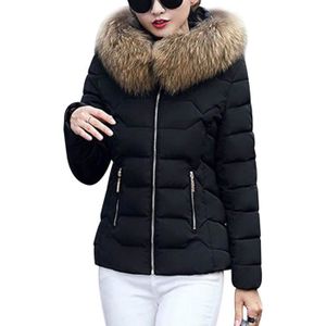 Doudoune avec grosse fourrure femme outlet