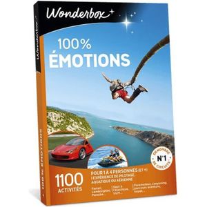 COFFRET SPORT - LOISIRS Box cadeau - 100 % Emotions - Wonderbox - 1100 act